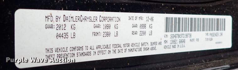 image for item LU9005 2007 Dodge Caliber