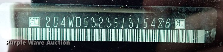 image for item LU9007 2005 Buick LaCrosse