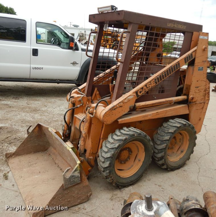 image for item MD9147 1988 Case 1818  skid steer loader
