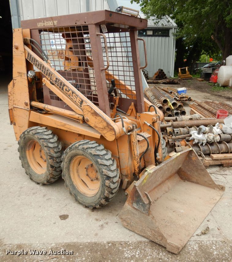 image for item MD9147 1988 Case 1818  skid steer loader