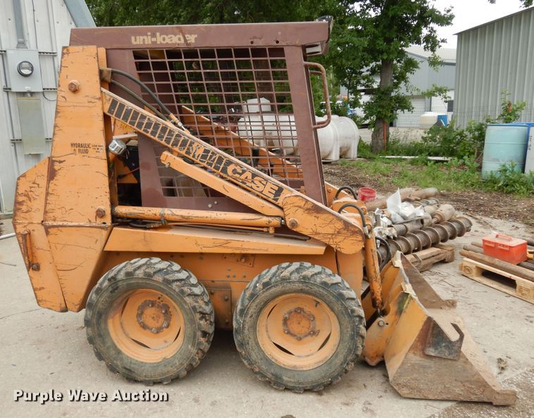 image for item MD9147 1988 Case 1818  skid steer loader