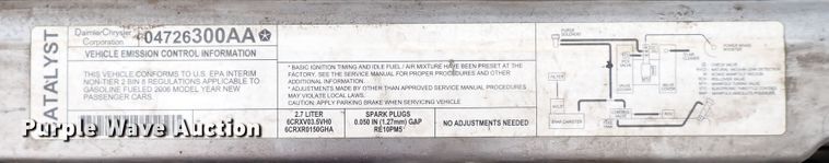 image for item MF9516 2006 Chrysler 300