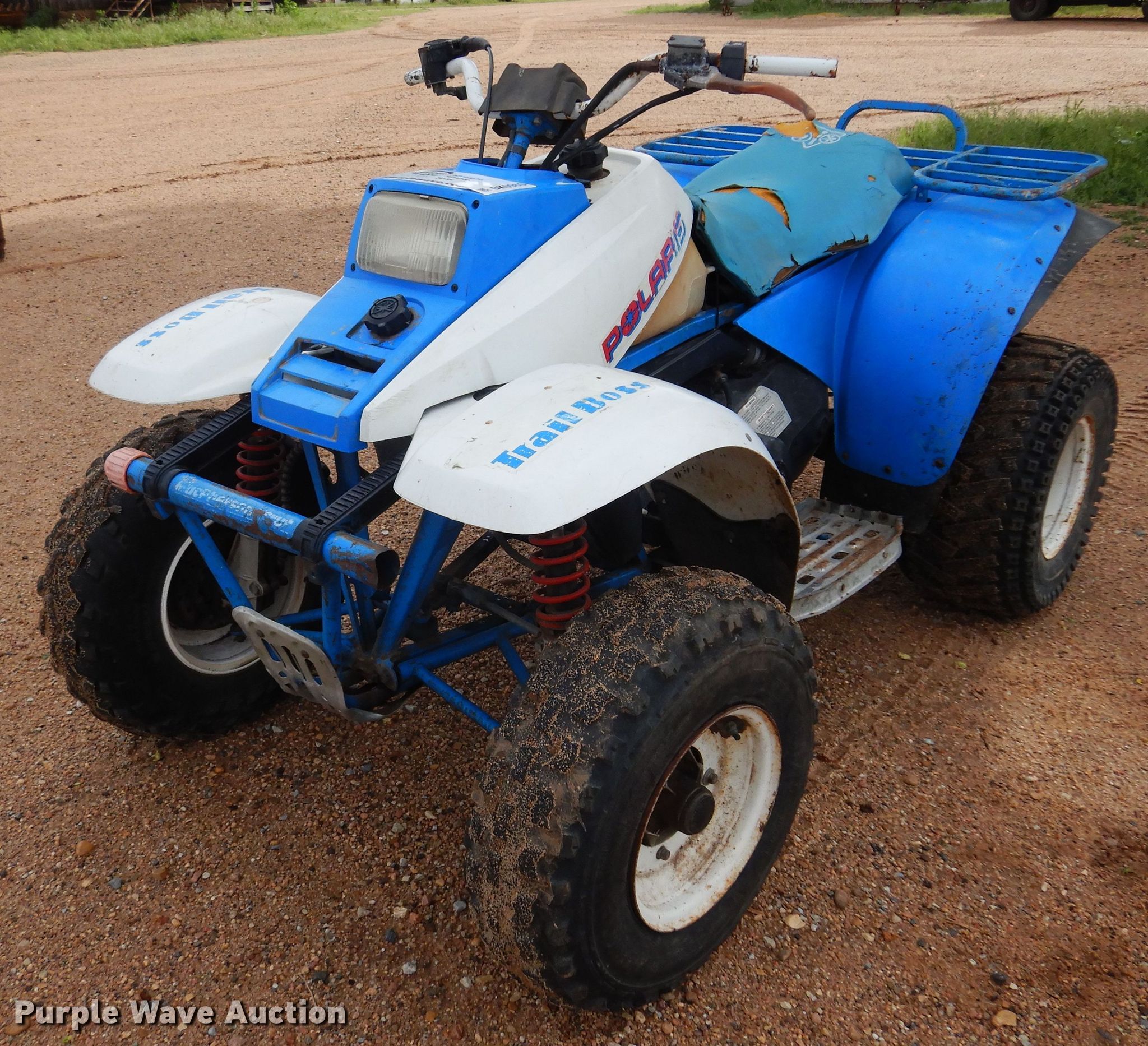 1988 Polaris Trail Boss ATV in Murdock, KS Item DK0960 sold Purple Wave