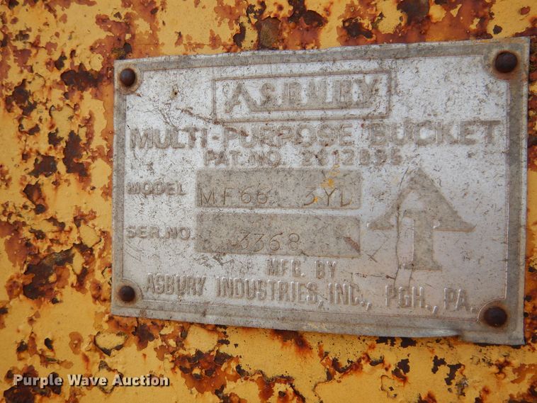 image for item DK0967 1976 Massey Ferguson MF66  wheel loader