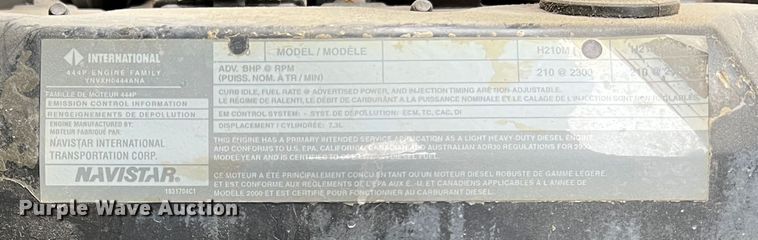 image for item DL4267 2000 Ford F650 Super Duty XL  utility / service truck