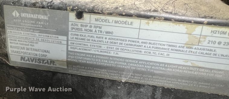 image for item DL4267 2000 Ford F650 Super Duty XL  utility / service truck