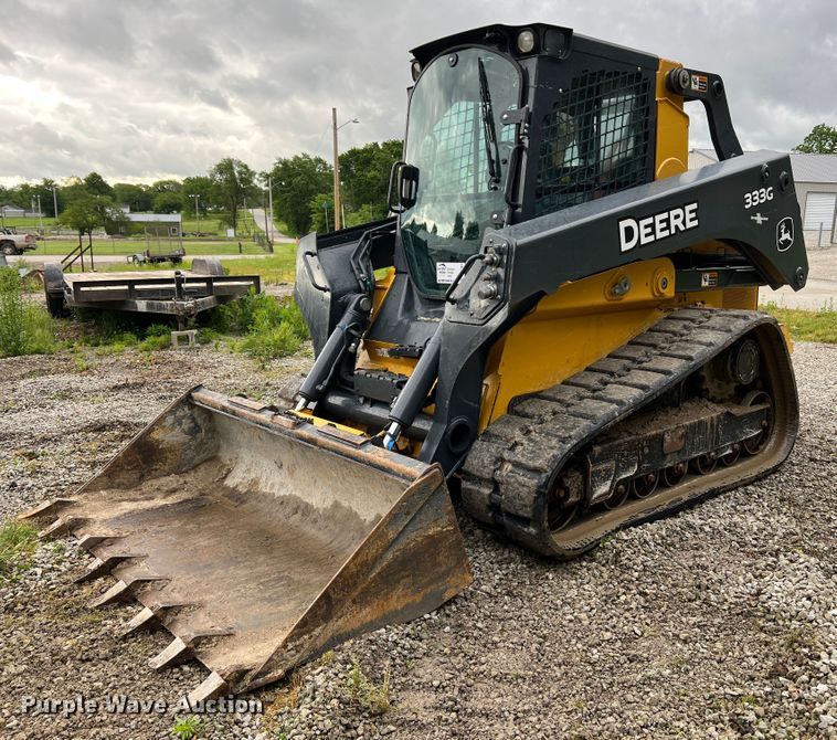 image for item DL4281 2017 John Deere 333G tracked skid steer loader