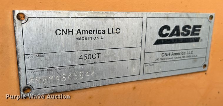 image for item DL4283 2008 Case 450CT Series 3  tracked skid steer loader