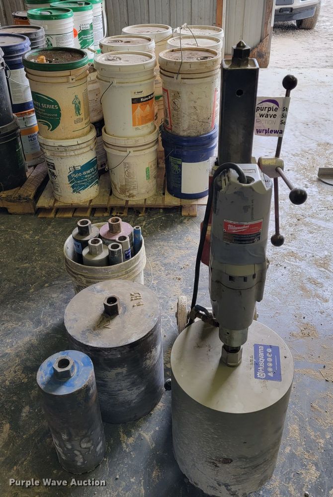 image for item DL4291 Milwaukee 4130  diamond coring drill stand