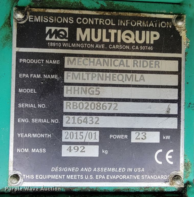 image for item DL4304 Whiteman HHNG5  power trowel