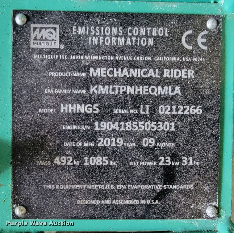 image for item DL4305 Whiteman HHNG5  power trowel