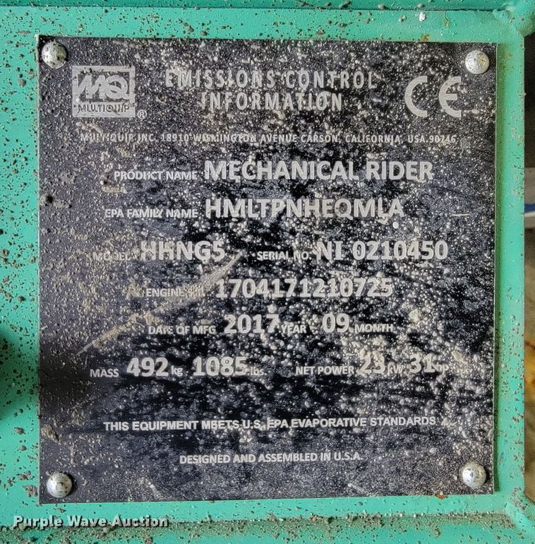 image for item DL4306 Whiteman HHNG5  power trowel