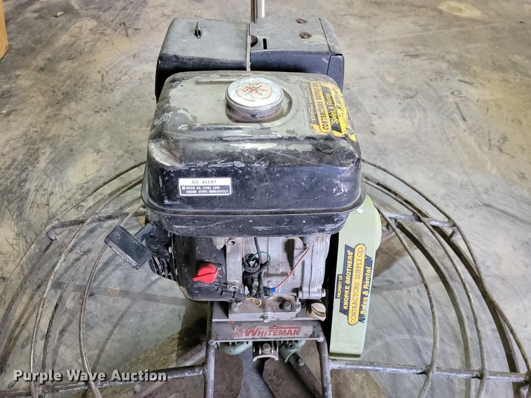 image for item DL4312 Whiteman B48H  power trowel