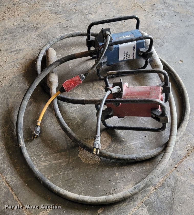 (2) Northrock concrete vibrators in Tipton, MO Item DL4329 sold