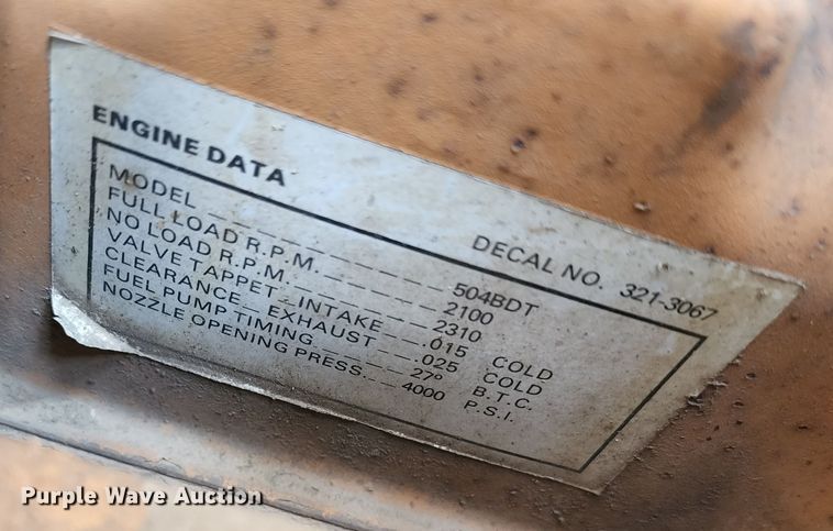 image for item DL6546 1987 Case 1455B  track loader