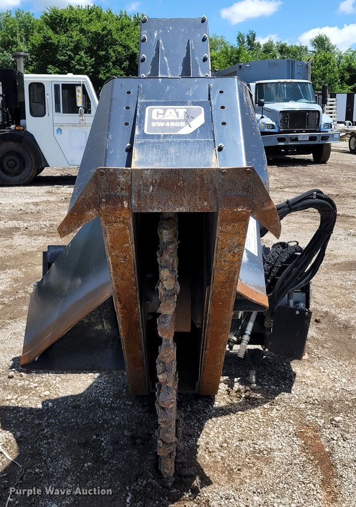 image for item DL6548 Caterpillar SW460B-80  skid steer rock saw