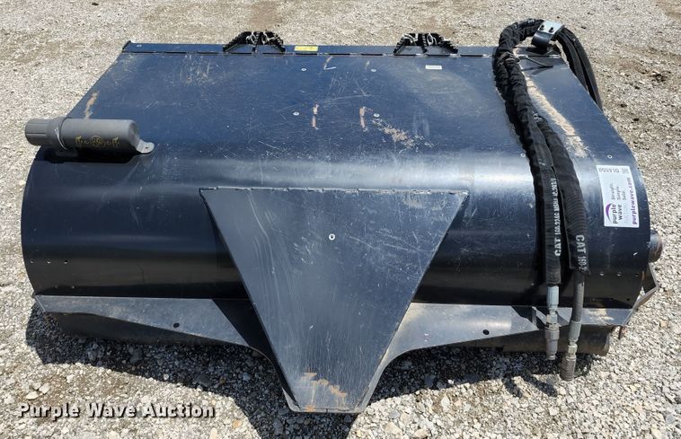 image for item DL6550 Caterpillar BP118C  skid steer sweeper