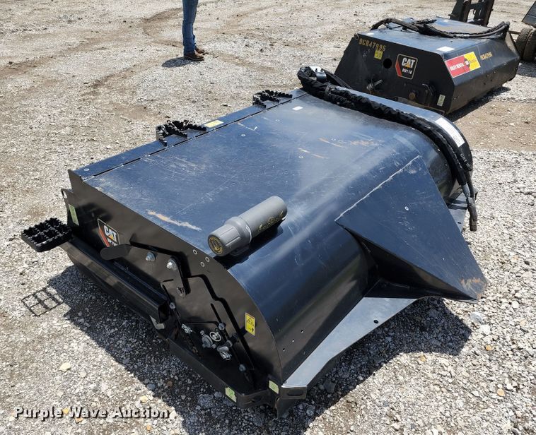 image for item DL6550 Caterpillar BP118C  skid steer sweeper