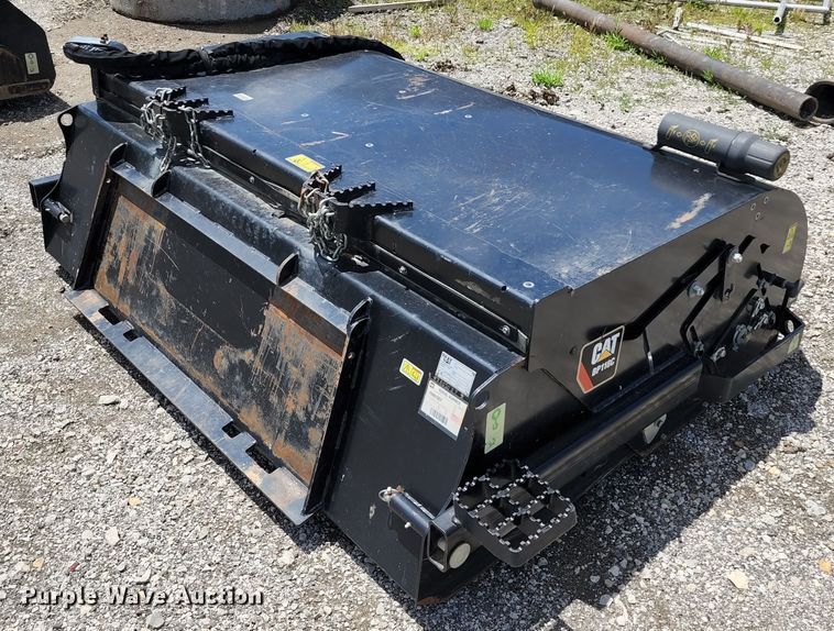 image for item DL6550 Caterpillar BP118C  skid steer sweeper