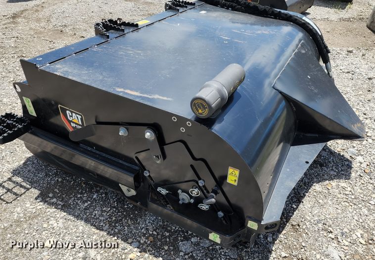 image for item DL6550 Caterpillar BP118C  skid steer sweeper