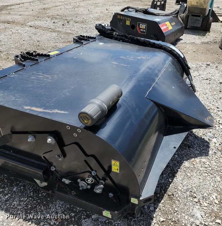 image for item DL6550 Caterpillar BP118C  skid steer sweeper