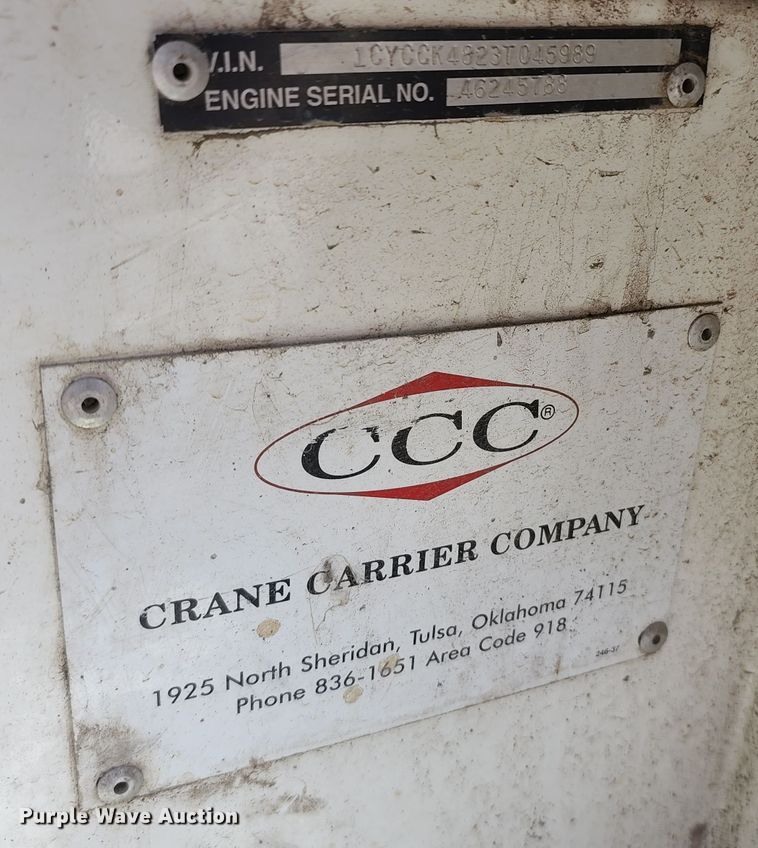 image for item DL6551 2003 Crane Carrier Low Entry refuse truck