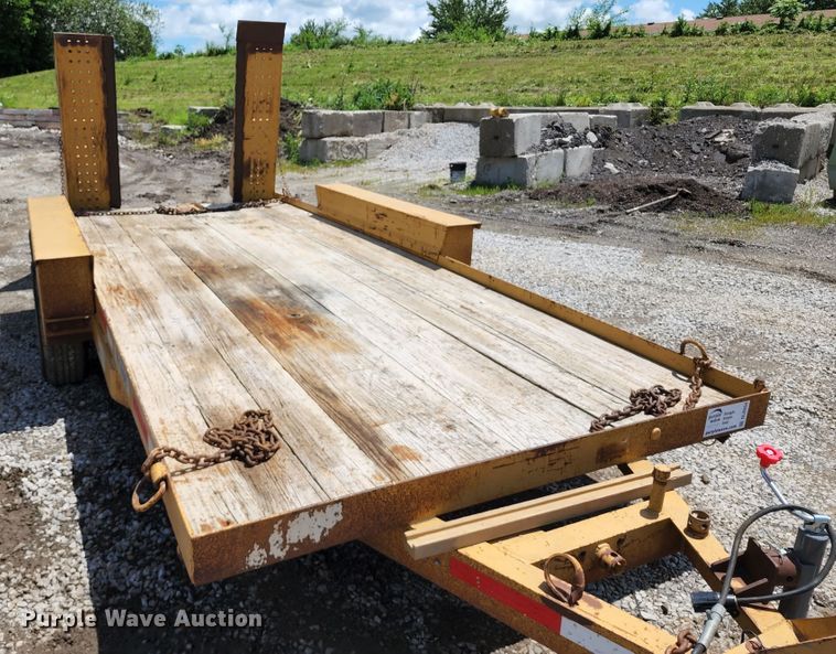 image for item DL6554 2001 Belshe GT-2  equipment trailer