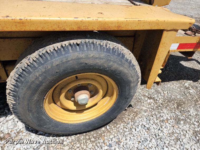 image for item DL6554 2001 Belshe GT-2  equipment trailer