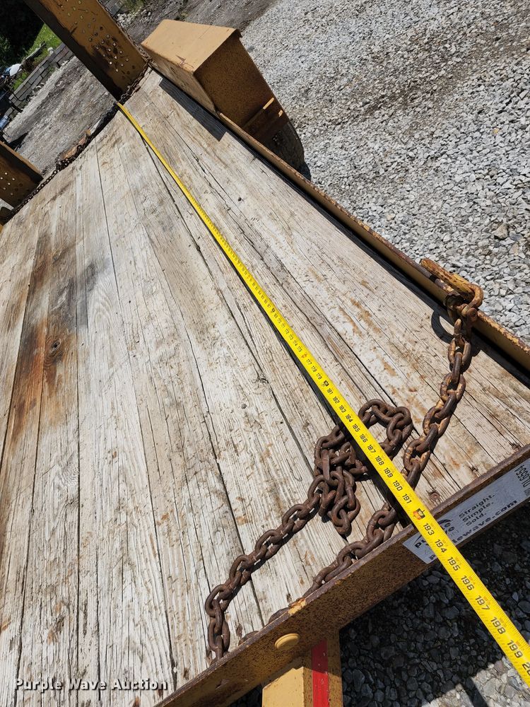 image for item DL6554 2001 Belshe GT-2  equipment trailer