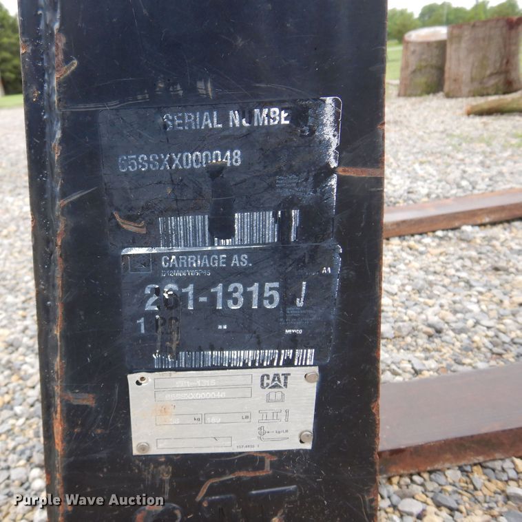 image for item DN0300 Caterpillar  skid steer forks