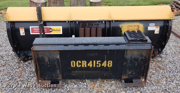 image for item DN0301 Caterpillar  skid steer snow plow