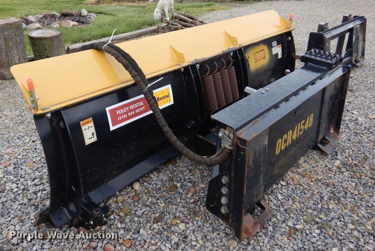 image for item DN0301 Caterpillar  skid steer snow plow