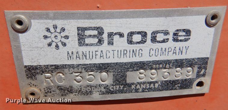 image for item DN0371 1999 Broce RC350  broom