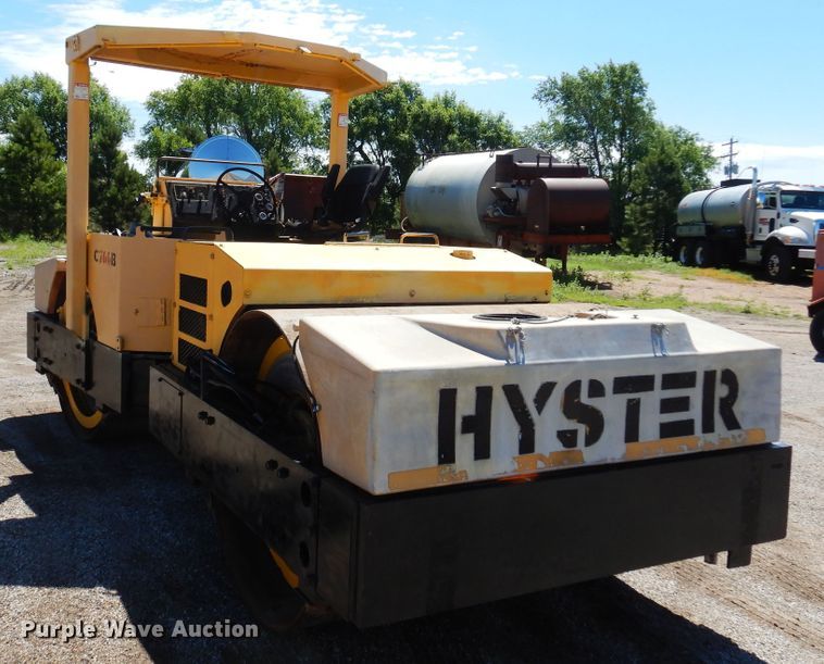 image for item DN0372 Hyster C766B  double drum vibratory roller