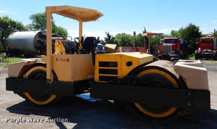 image for item DN0372 Hyster C766B  double drum vibratory roller