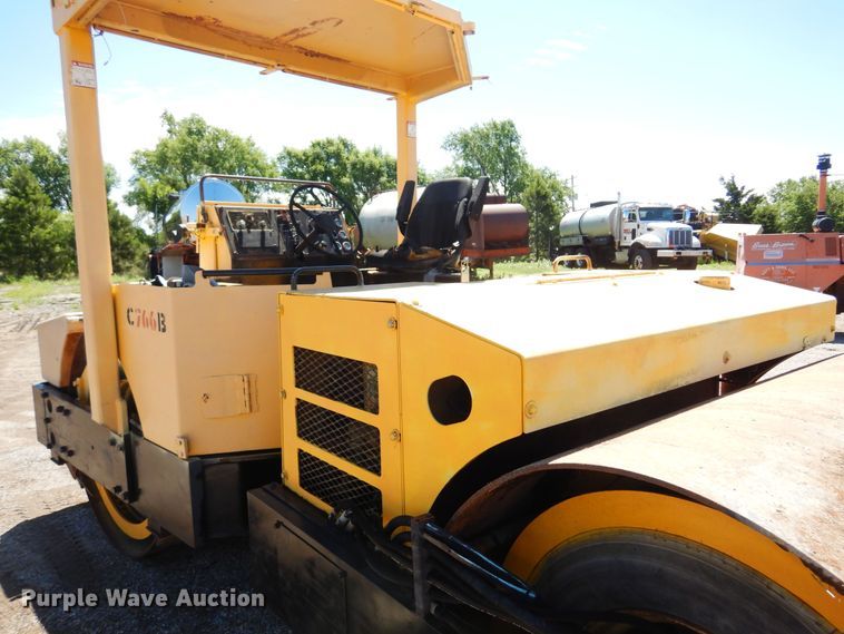 image for item DN0372 Hyster C766B  double drum vibratory roller