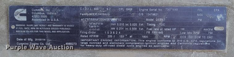 image for item DN7404 2010 Volvo PF6110  paver