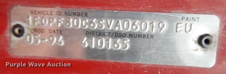 image for item DN7406 1995 Ford F800  bucket truck