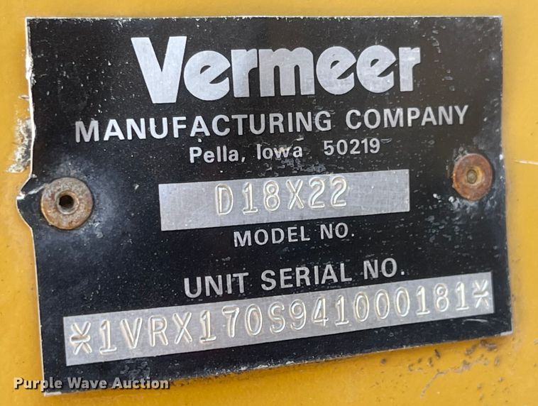 image for item DN7420 2004 Vermeer Navigator D18x22  directional boring unit