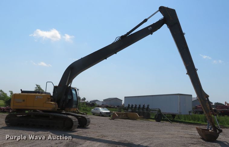 image for item DN7993 2008 John Deere 270D LC long reach excavator