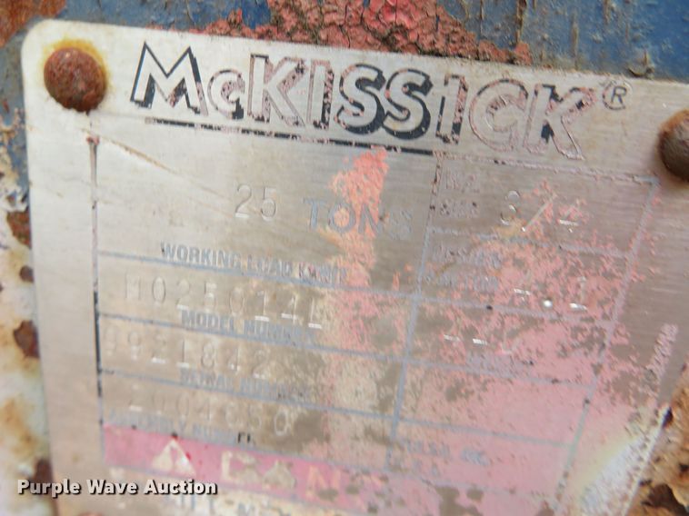 image for item DN7996 Mckissick M025014L  crane block and hook