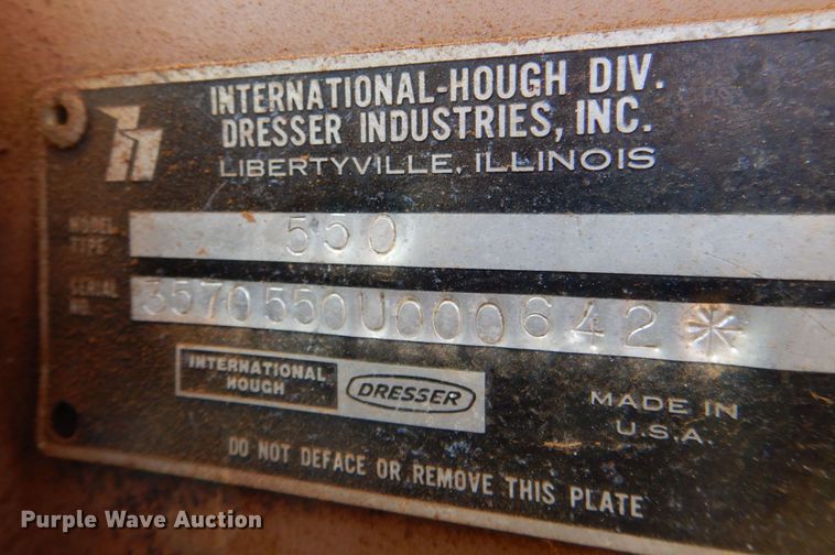 image for item DP4042 1983 Dresser 550  wheel loader