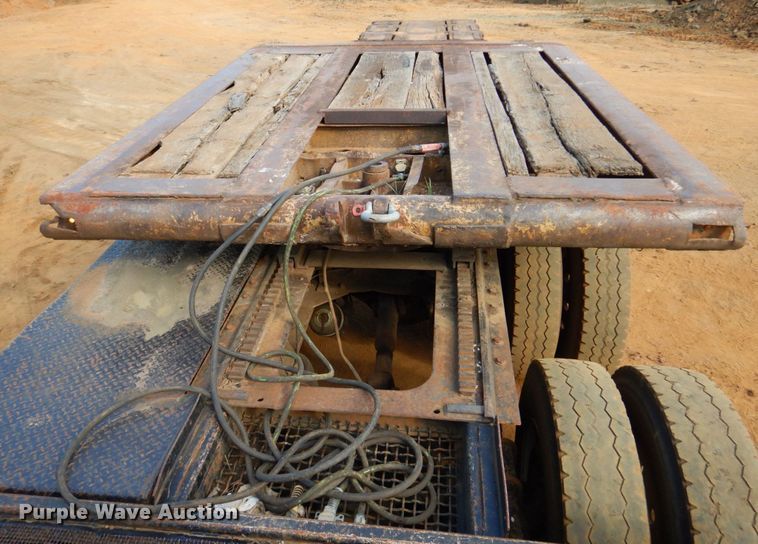 image for item DP4043 1978 Hercules 50DLB-F  lowboy equipment trailer