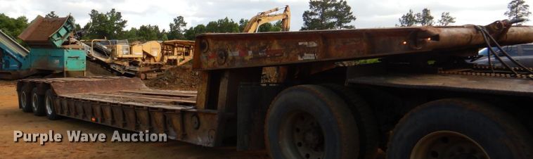 image for item DP4043 1978 Hercules 50DLB-F  lowboy equipment trailer