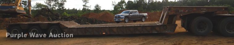 image for item DP4043 1978 Hercules 50DLB-F  lowboy equipment trailer