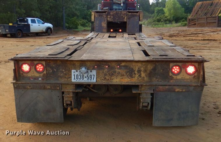 image for item DP4043 1978 Hercules 50DLB-F  lowboy equipment trailer