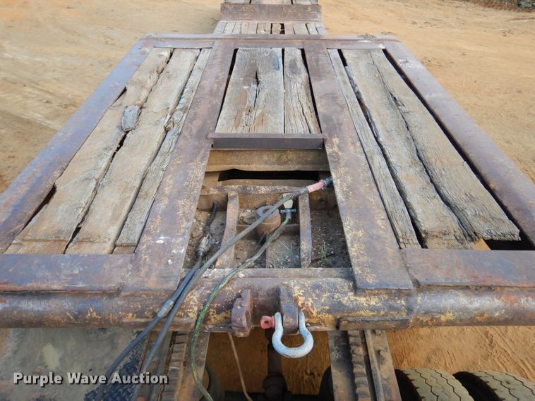 image for item DP4043 1978 Hercules 50DLB-F  lowboy equipment trailer