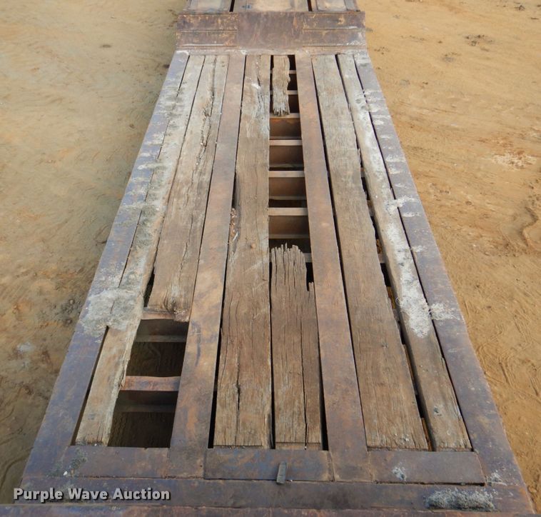 image for item DP4043 1978 Hercules 50DLB-F  lowboy equipment trailer