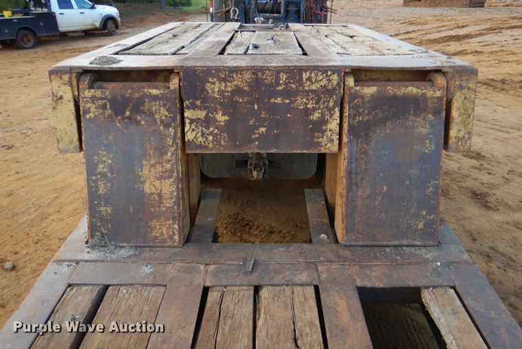 image for item DP4043 1978 Hercules 50DLB-F  lowboy equipment trailer
