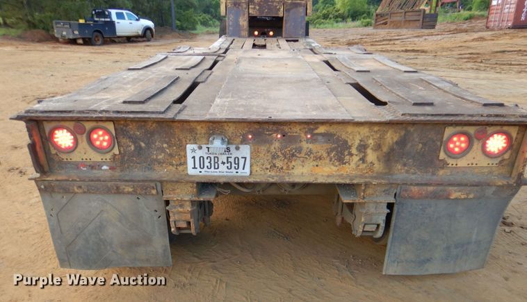 image for item DP4043 1978 Hercules 50DLB-F  lowboy equipment trailer
